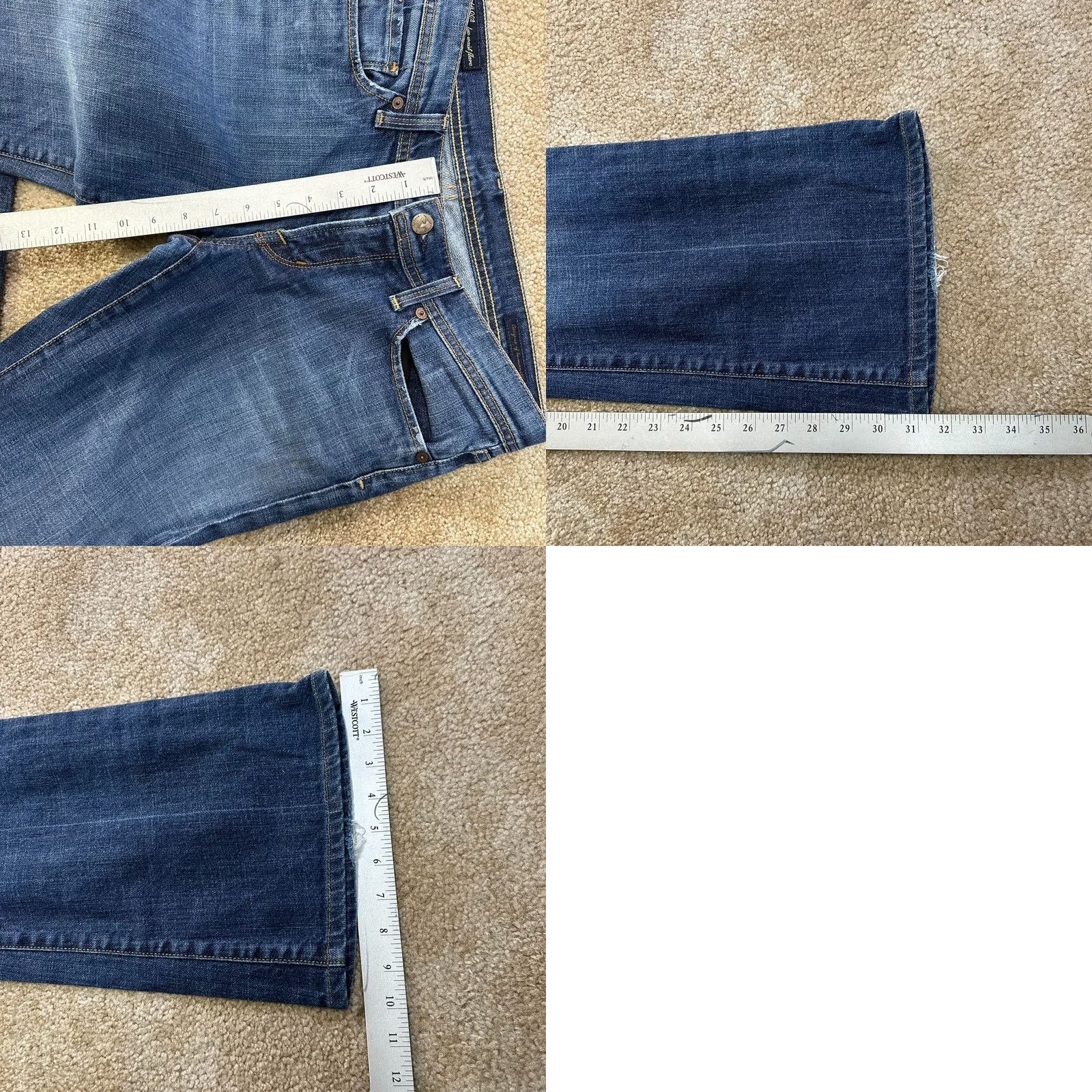 Citizens Of Humanity VINTAGE Citizens of Humanity Ingrid Flare Jeans Women 31 Blue Denim Size 24" / US 00 / IT 34 - 9 Thumbnail