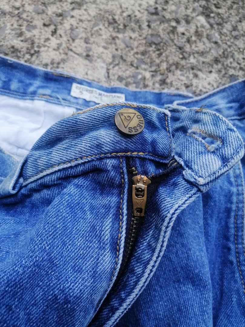 Georges Marciano × Guess × Vintage Vintage Guess Shorts Denim Jeans Size US 31 - 6 Thumbnail