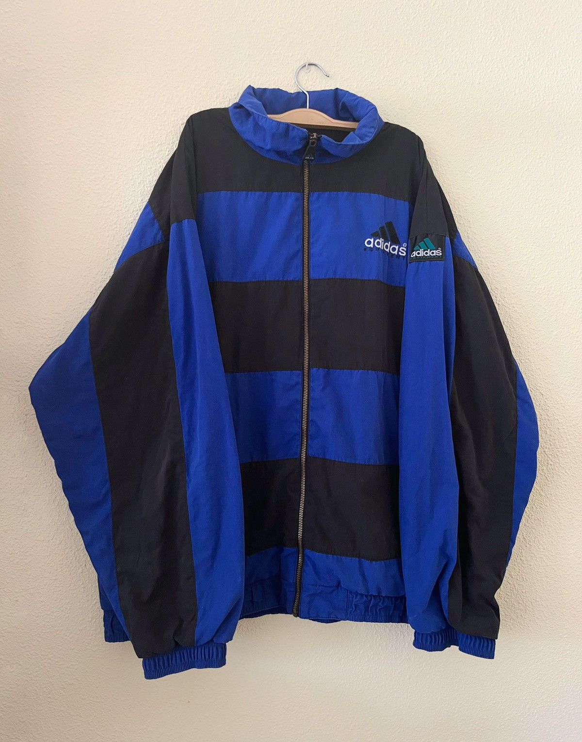 Adidas Adidas Vintage Track Jacket EQS 90s Limited Edition Size US XL / EU 56 / 4 - 1 Thumbnail