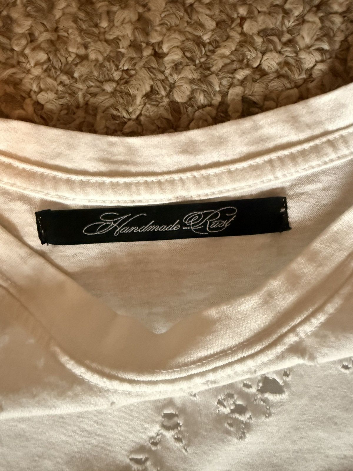 Other Handmade Rust Vintage Distressed Tee Size US L / EU 52-54 / 3 - 3 Thumbnail