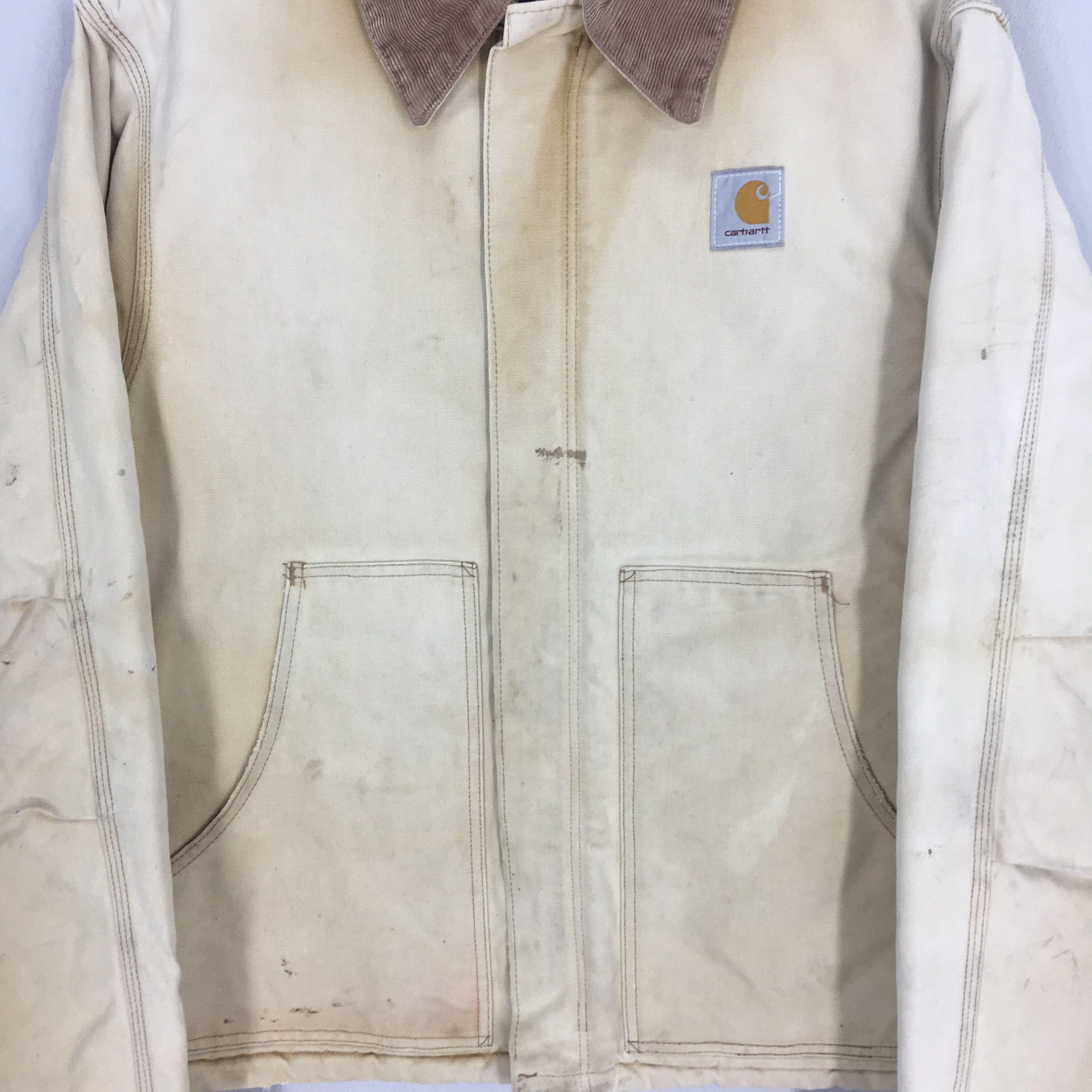 Carhartt Vintage 90's Distressed Carhartt Denim Brown - 1857 Size US L / EU 52-54 / 3 - 5 Thumbnail