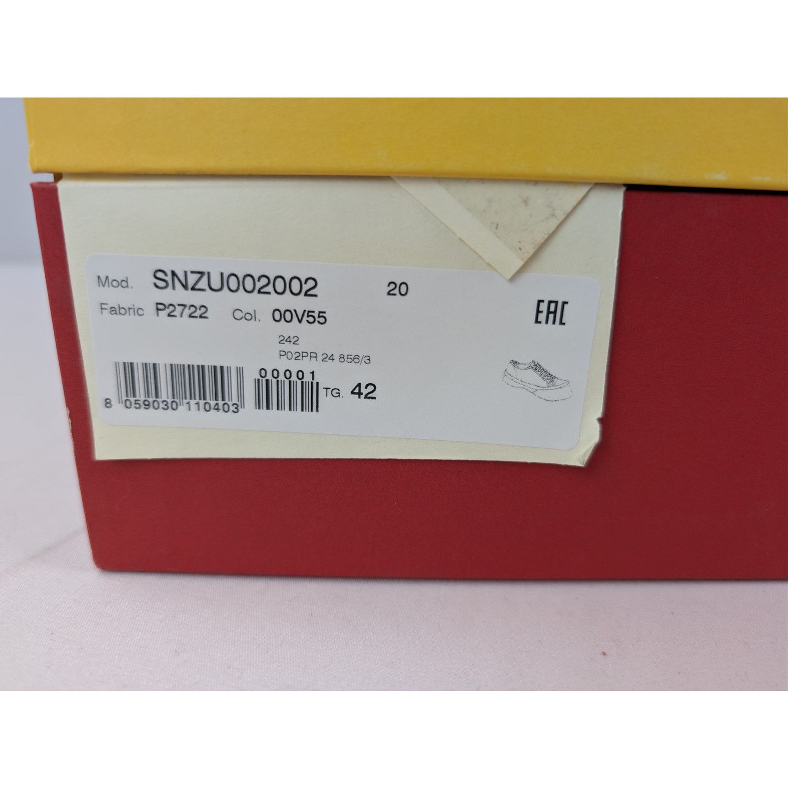 Marni o1rshd1 Pablo low-top sneakers in green and beige Size US 9 / EU 42 - 23 Thumbnail