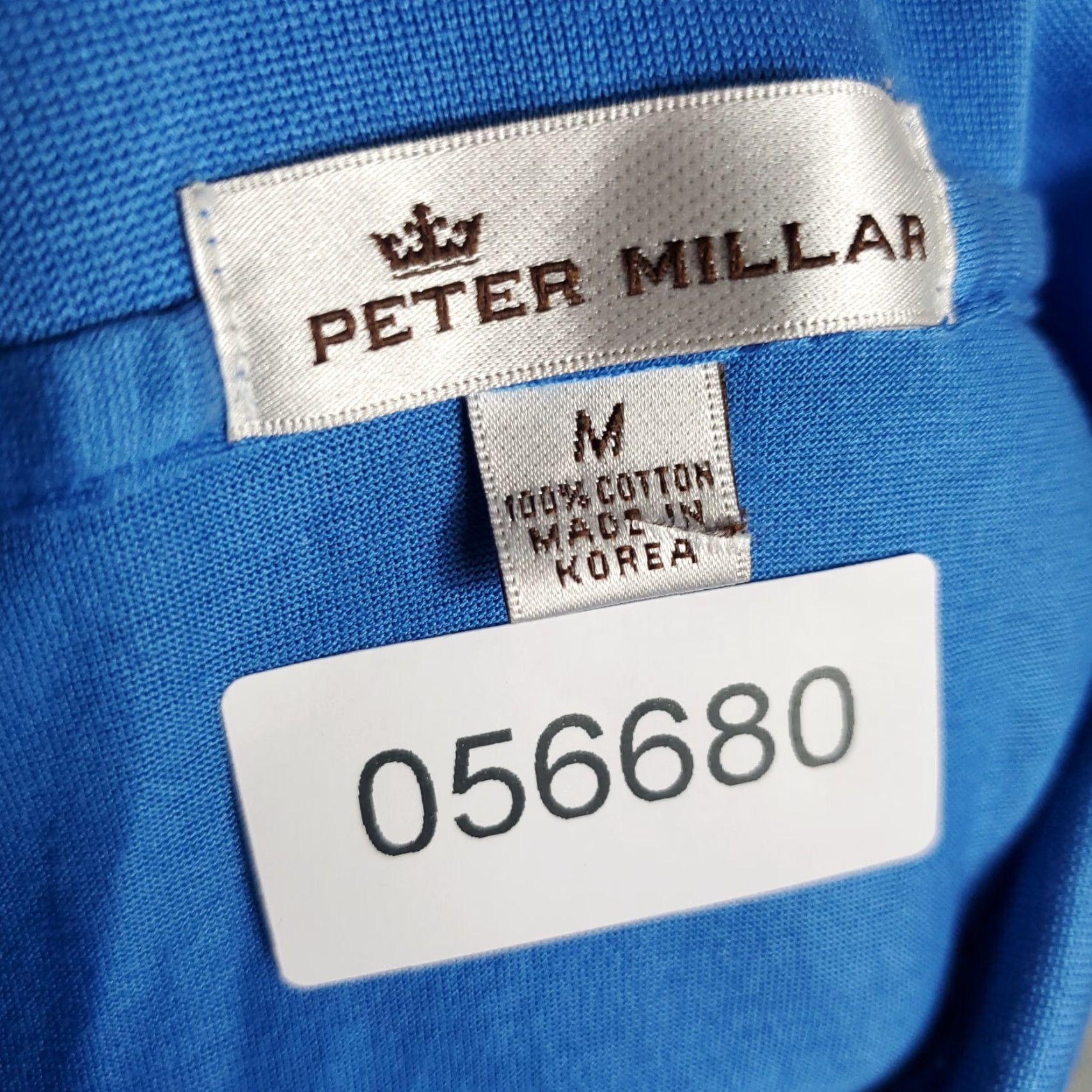Peter Millar VINTAGE Peter Millar Polo Shirt Men Size Medium Short Sleeve Cotton Blue Classic Golf Size US M / EU 48-50 / 2 - 6 Thumbnail