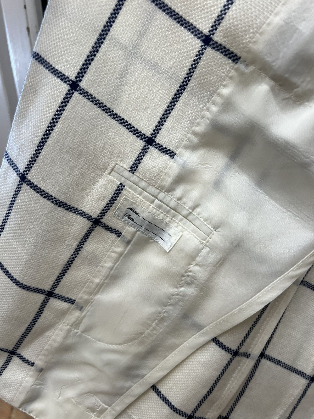 Tagliatore Tagliatore Blazer Linen/Virgin Wool Size 40R - 8 Thumbnail