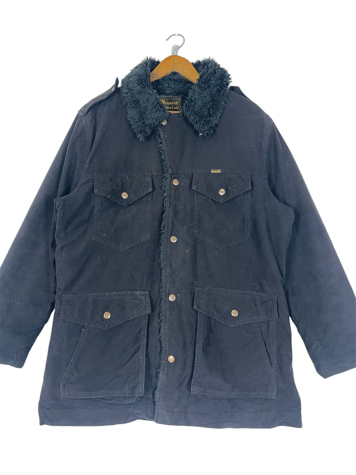 Japanese Brand × Wrangler WRANGLER WRANGE COAT FUR JACKET Size US XL / EU 56 / 4 - 3 Thumbnail