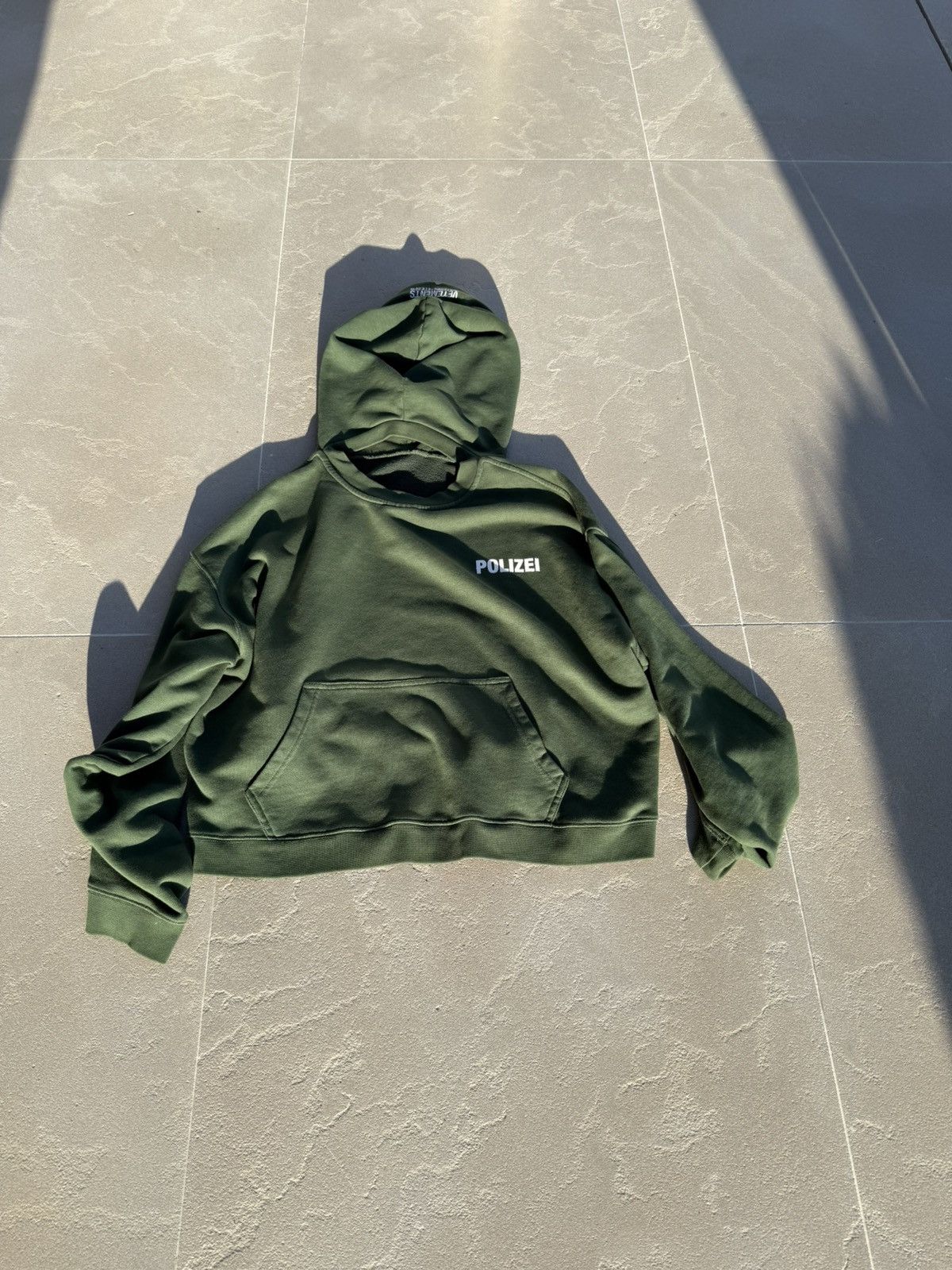 Champion × Vetements Vetements Polizei Hoodie | Grailed