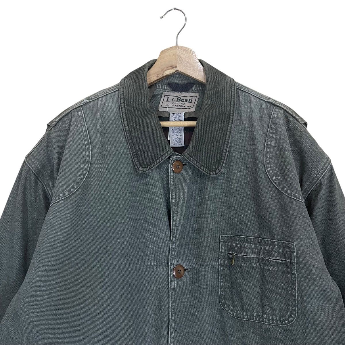 L.L. Bean Vintage 90's L.L. Bean Chore Hunting Duck Jacket Size US XL / EU 56 / 4 - 4 Thumbnail