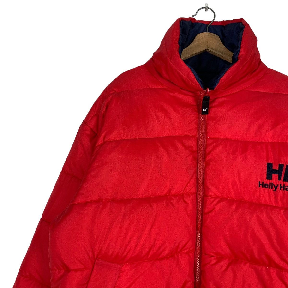 Helly Hansen HELLY HANSEN Big Logo Reversible Puffer Jacket #0536-C25 Size US L / EU 52-54 / 3 - 8 Thumbnail
