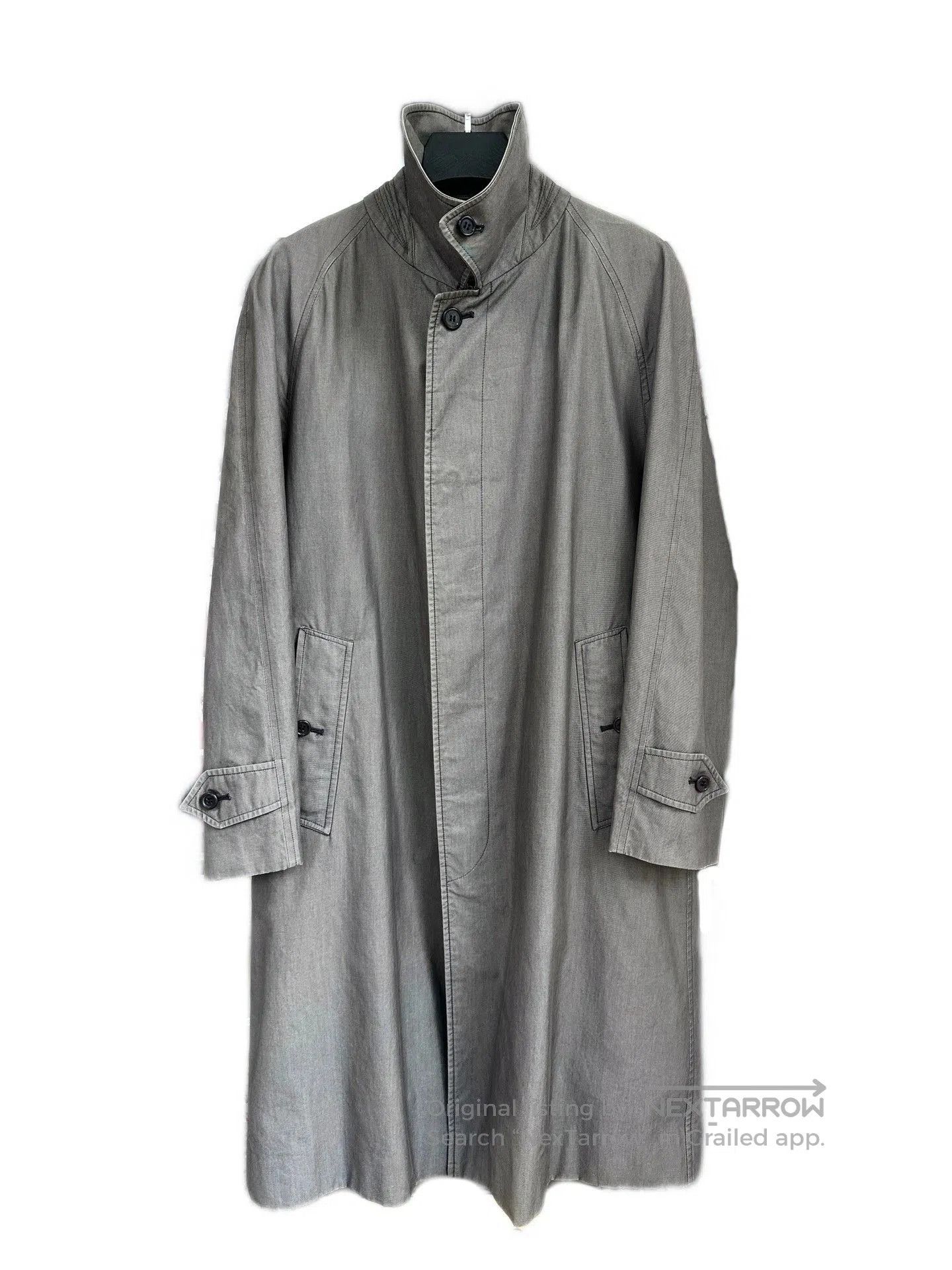 Burberry Burberry 1980s Gray Trench Coat. Size M / US 6-8 / IT 42-44 - 2 Thumbnail