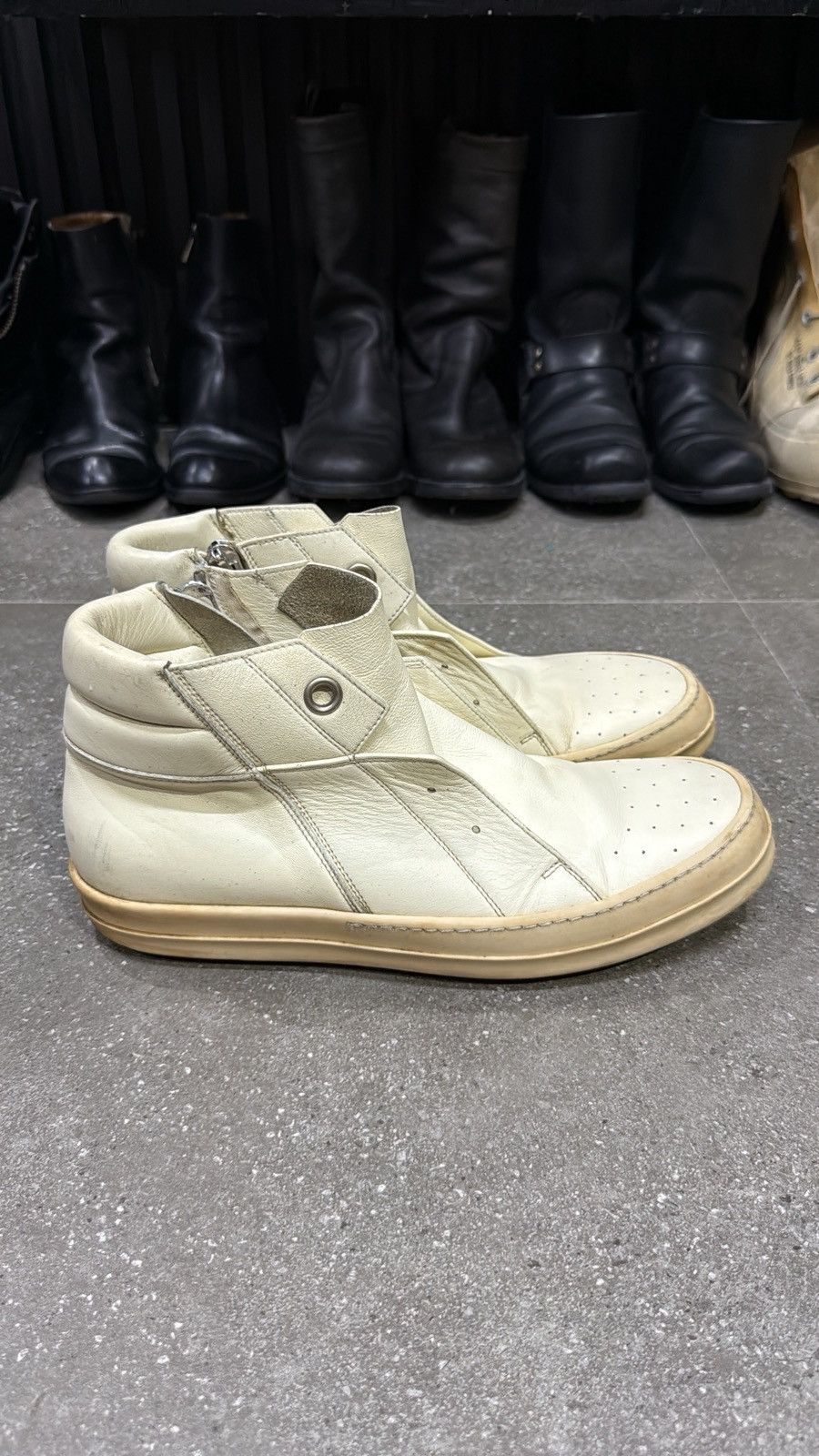 Rick Owens f/w 2017 rick owens glitter island dunk milk colorway Size US 11 / EU 44 - 10 Thumbnail