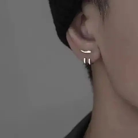Other Vintage Fashion Geometric Charm Punk Earring Size ONE SIZE - 4 Thumbnail