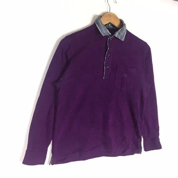 Playboy Vintage PLAYBOY COLLECTION Purple Polo Tee Shirt Magazine Size US M / EU 48-50 / 2 - 5 Thumbnail