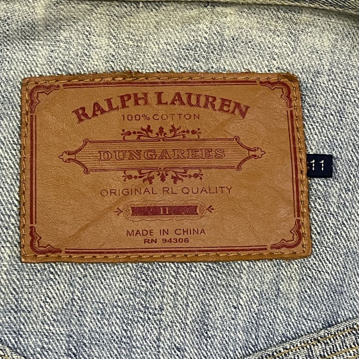 Polo Ralph Lauren Crazy Thrashed Ralph Lauren Trucker Denim Jacket Vintage Size US XS / EU 42 / 0 - 11 Thumbnail
