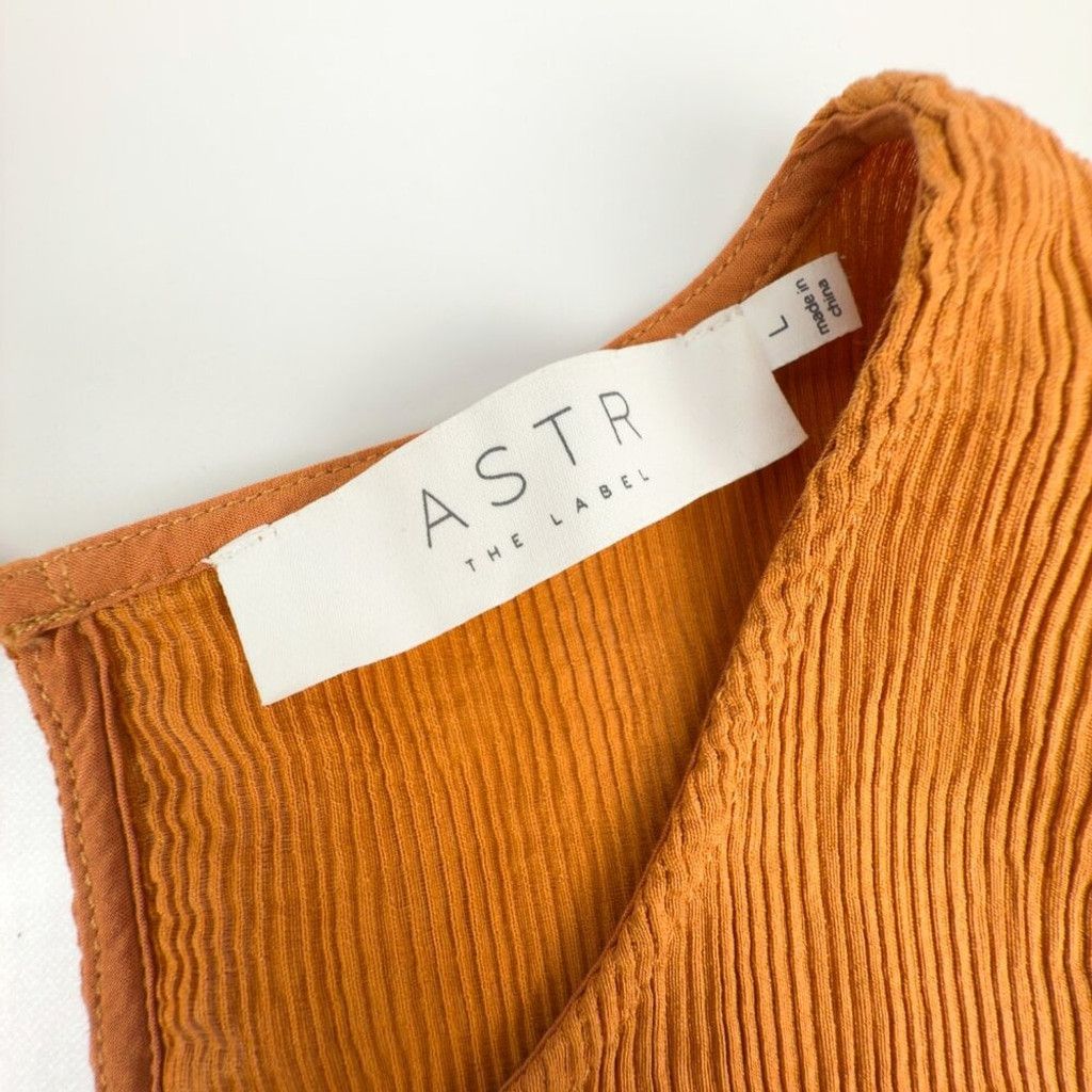 Other ASTR The Label Ribbed Apricot Orange Berlin Tank Blouse L Size L / US 10 / IT 46 - 3 Thumbnail