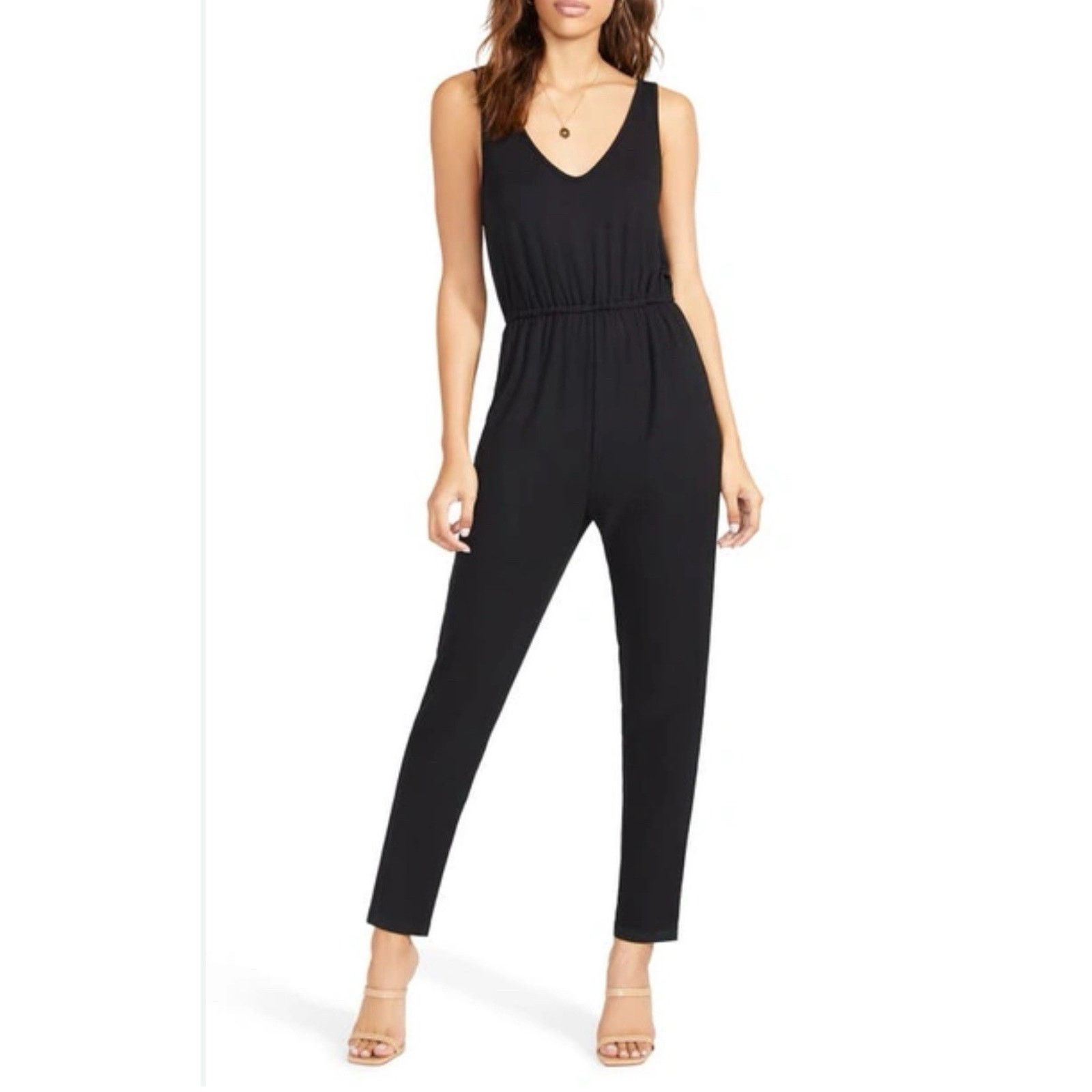 Steve Madden BB Dakota Steve Madden Womens Black Jumpsuit Small Size 32" / US 10 / IT 46 - 1 Thumbnail