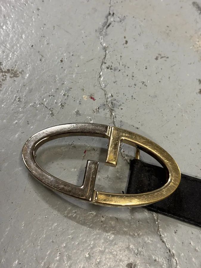 Gucci Gucci Green Leather Oval G-Buckle Belt Size ONE SIZE - 3 Thumbnail