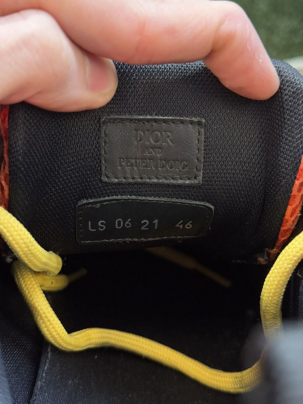 Dior Dior B22 & Peter Doig Green Orange Sneakers 13US/46EU Size US 13 / EU 46 - 18 Thumbnail