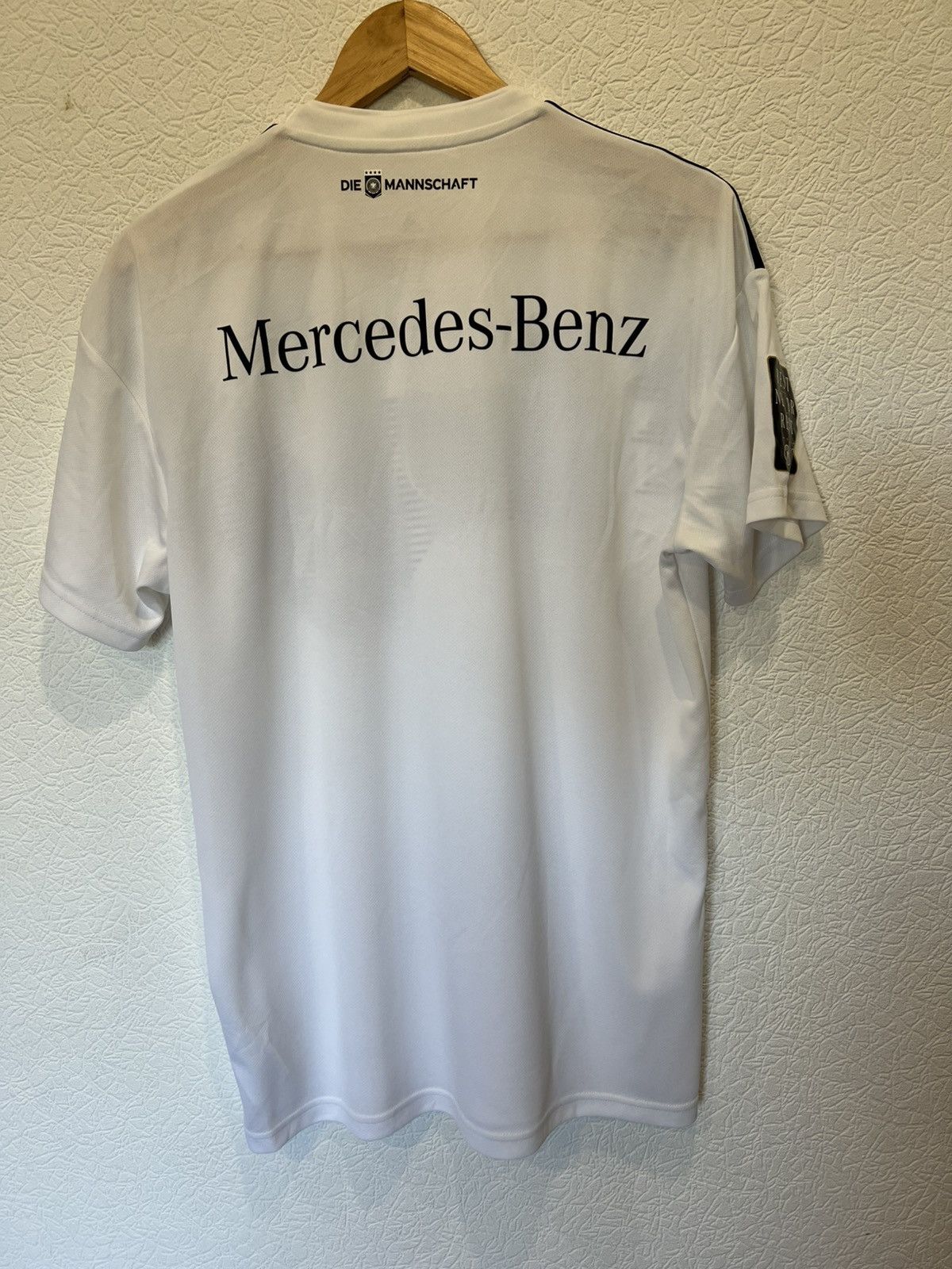 Adidas Adidas Germany 2018 Home Kit Mercedes Benz Soccer Jersey Size US L / EU 52-54 / 3 - 5 Thumbnail