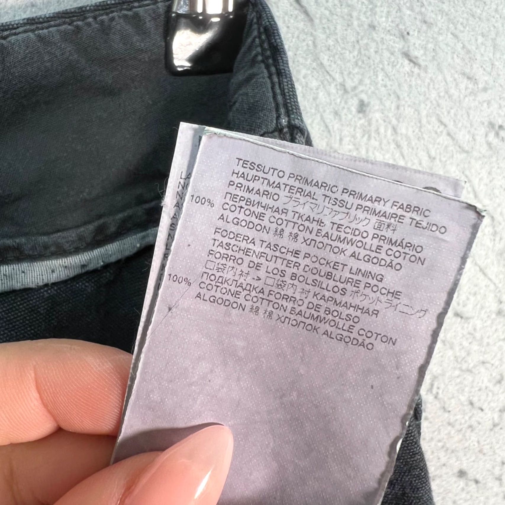 Vintage VINTAGE MM6 Maison Margiela Womens High-Waisted Denim Jeans Button-Fly Black Adult Womens 42 Size 27" / US 4 / IT 40 - 5 Thumbnail