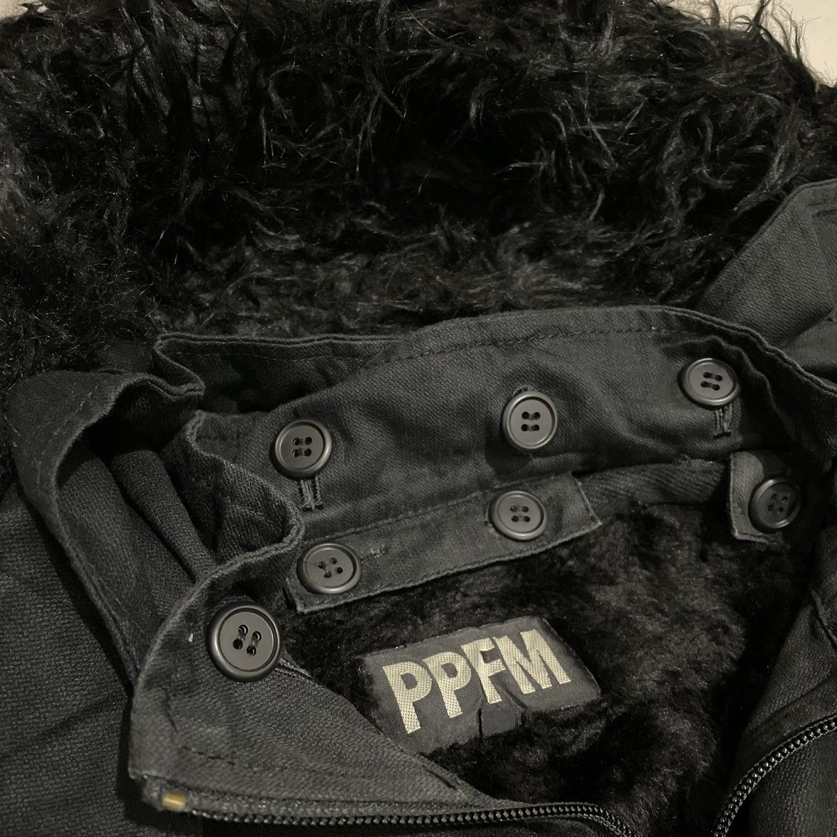 If Six Was Nine × Japanese Brand × PPFM PPFM Fur Hooded Parka Jacket Size US M / EU 48-50 / 2 - 3 Thumbnail