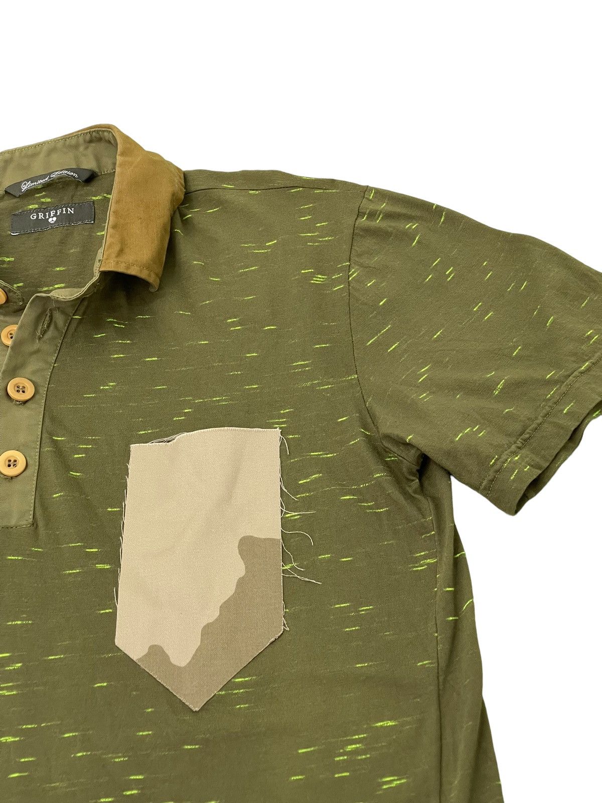 Griffin Patchwork Polo Griffin Italy Limited Edition 5🟩2 Size US M / EU 48-50 / 2 - 5 Thumbnail
