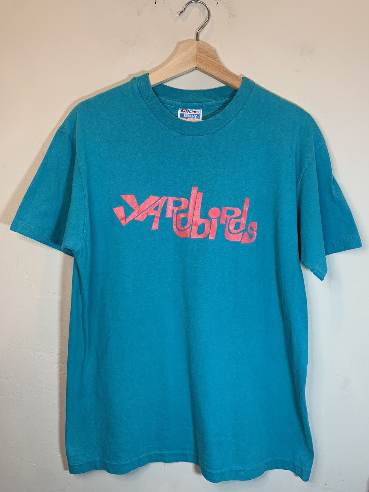 Band Tees × Vintage *RARE* Vintage 80’s The Yardbirds Single Stitch Band T-Shirt Size US L / EU 52-54 / 3 - 1 Thumbnail