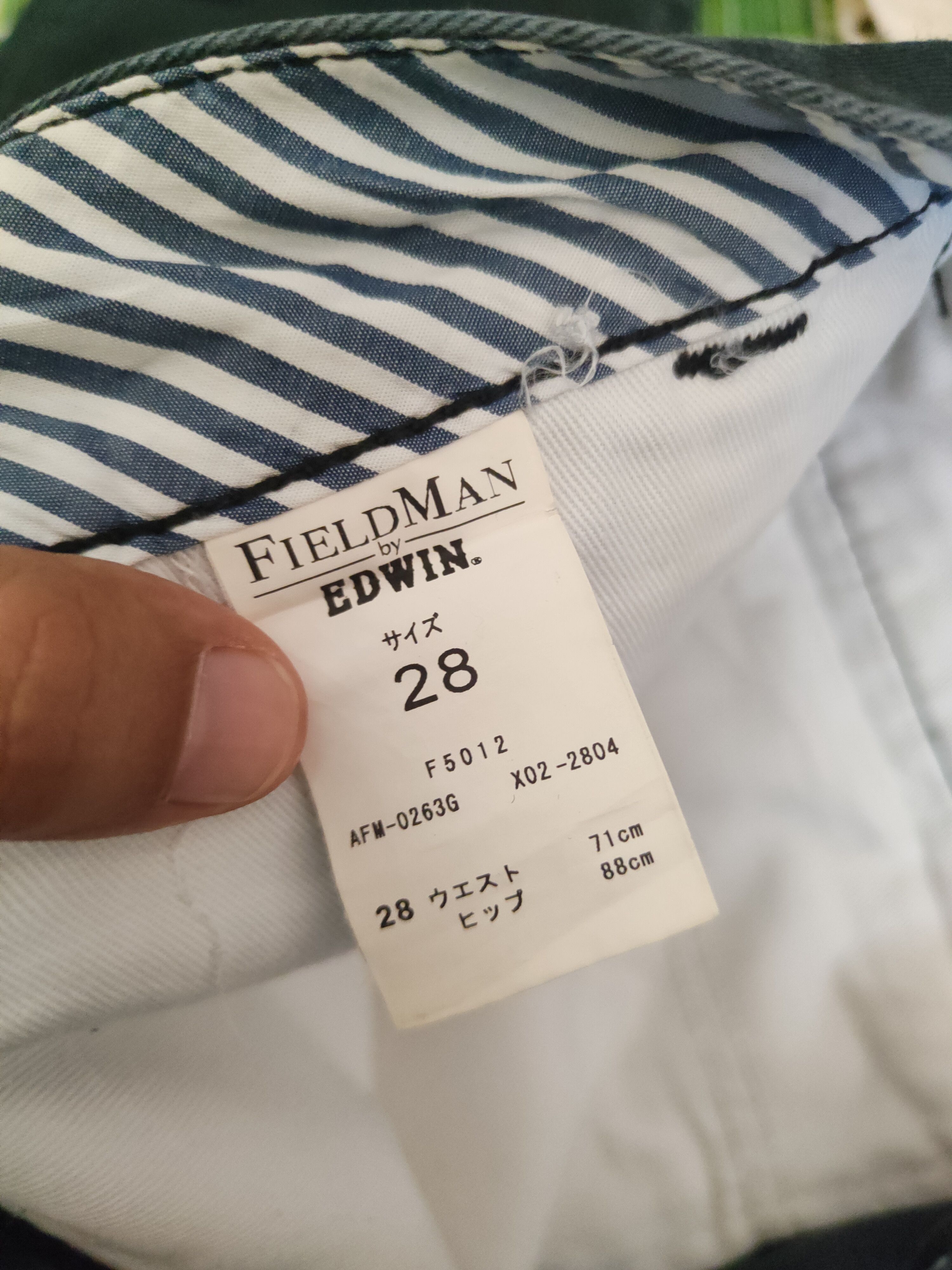 Edwin DL Fieldman-Edwin Navy Multipocket Casual Pants #46-300 Size US 29 - 12 Thumbnail