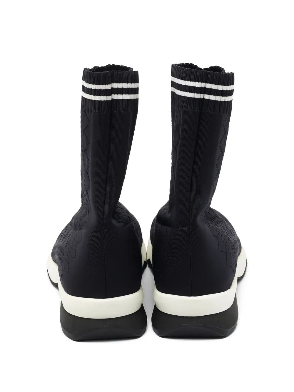 Fendi o1y0925 Sock Ankle Boots in Black Size US 6 / IT 36 - 4 Thumbnail
