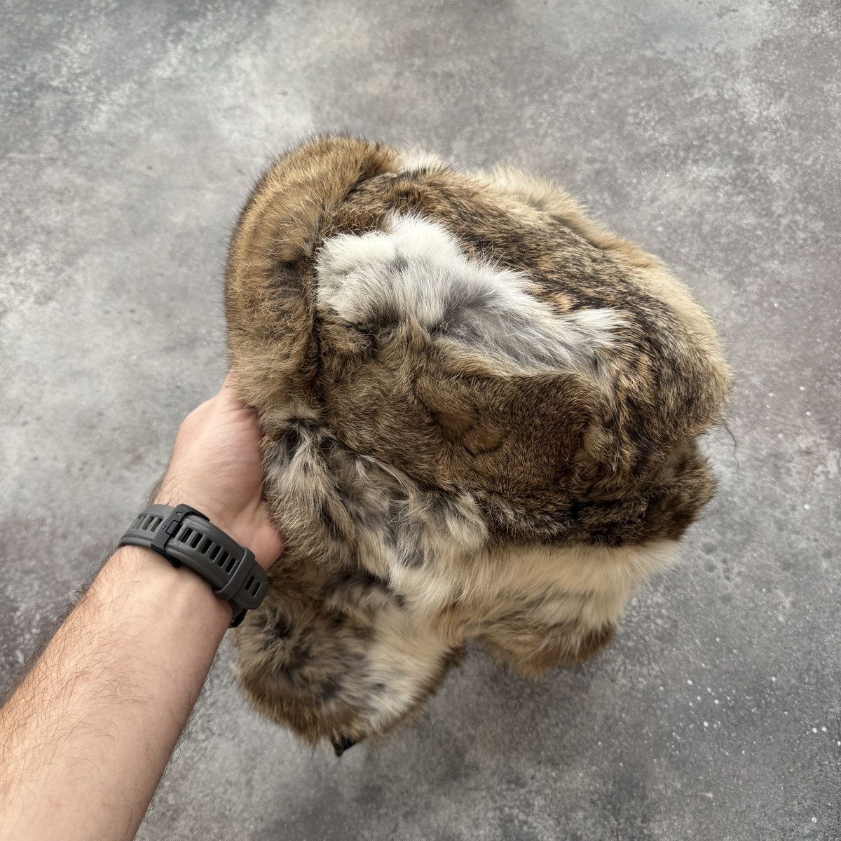 Hysteric Glamour Vintage Real Rabbit Fur Y2K Retro Ushanka Hat (Trapper Hat) Size ONE SIZE - 6 Thumbnail
