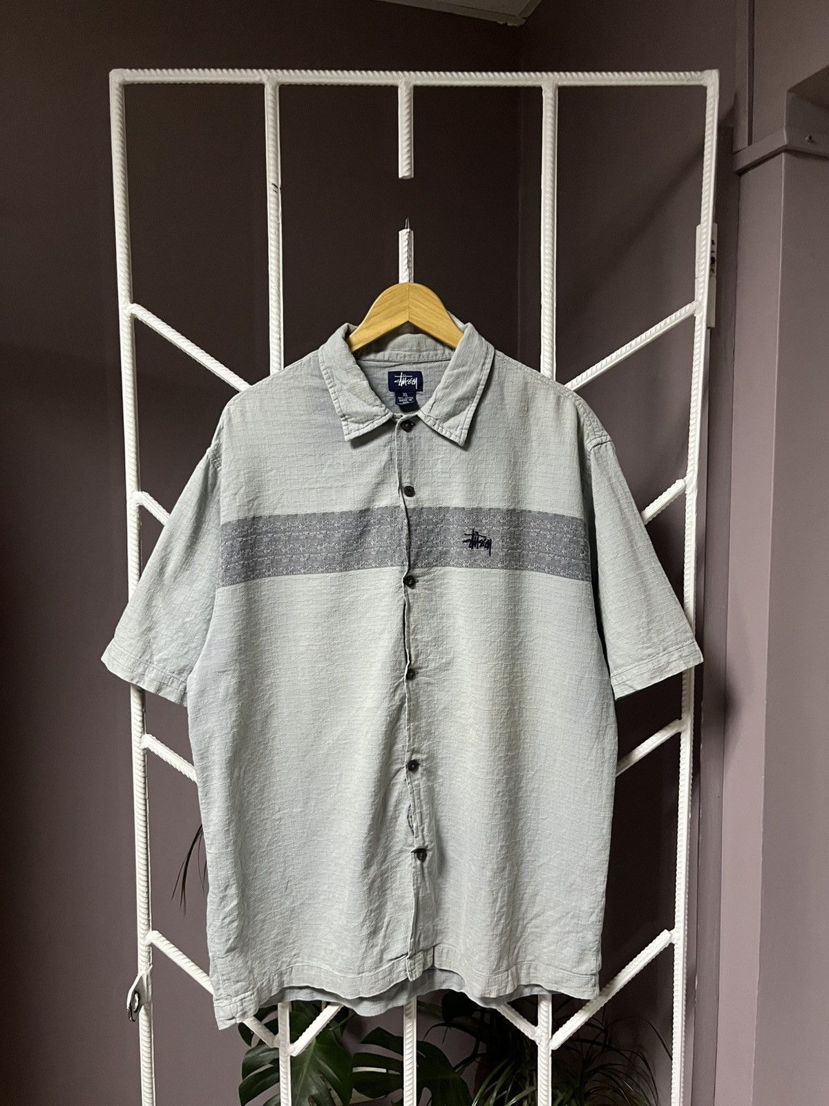 Stussy Vintage 90s Stussy Y2K Shirt Size US XL / EU 56 / 4 - 1 Thumbnail