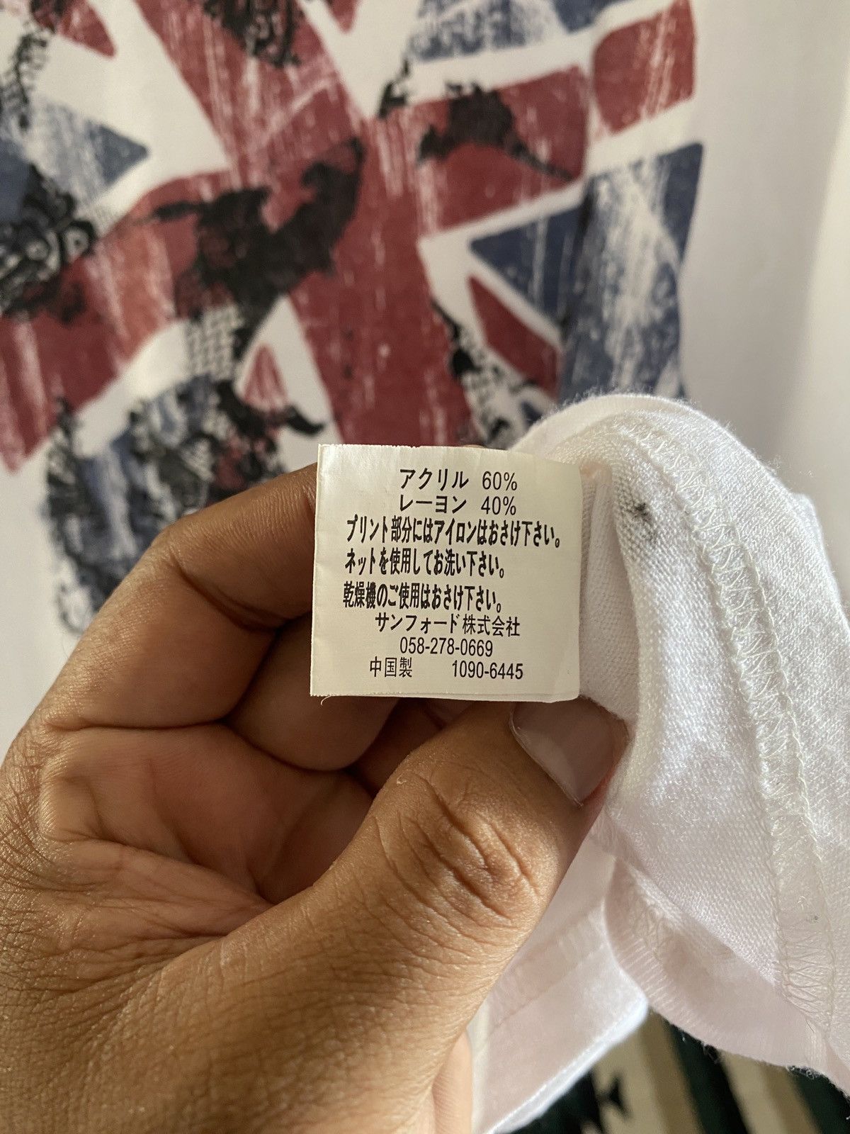 Hysteric Glamour Sky Bomber Union Jack Poem Longsleeve Tee Size US M / EU 48-50 / 2 - 14 Thumbnail