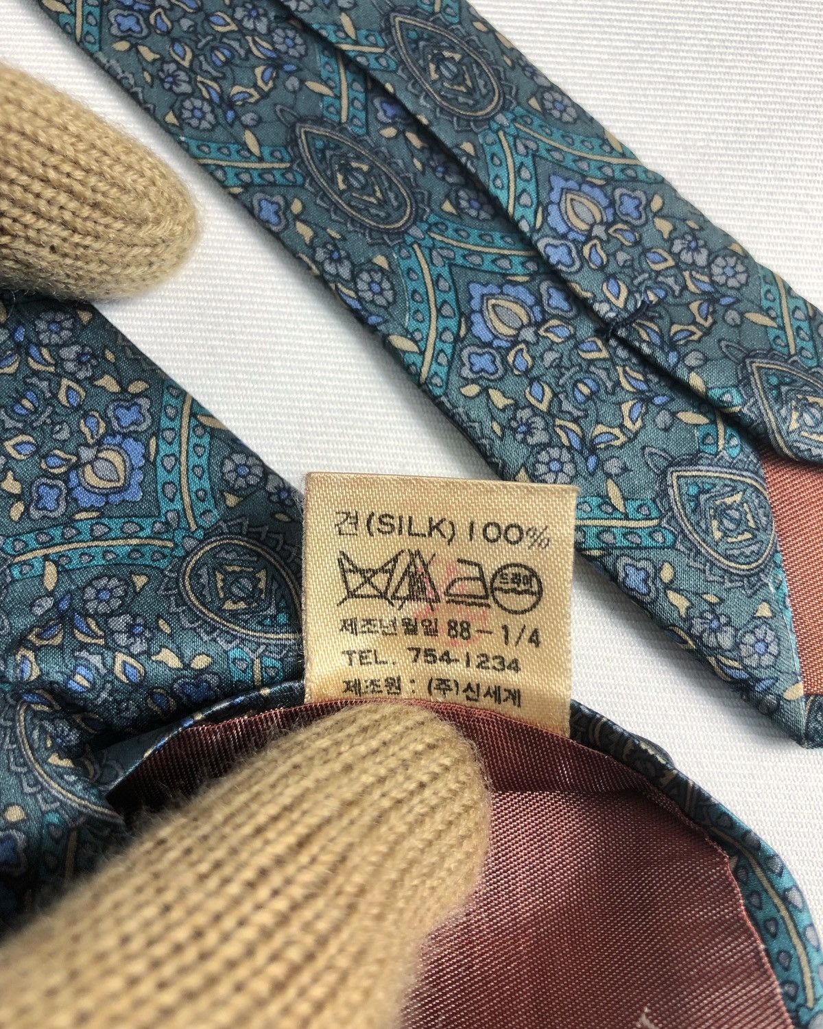 Lanvin Rare Vintage Lanvin Paris Paisley Silk Tie Size ONE SIZE - 9 Thumbnail