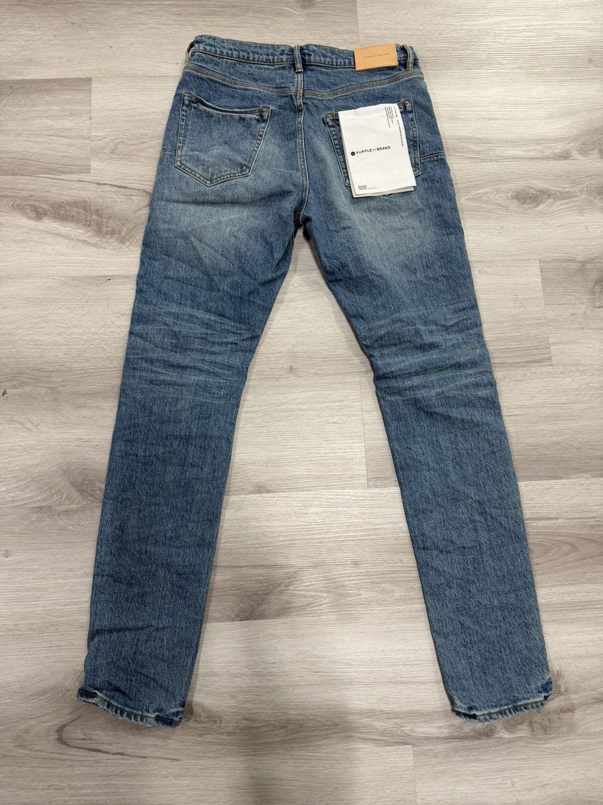 Purple Brand Purple Brand 90’s Worn Slim Jeans - Light Indigo Size US 32 / EU 48 - 6 Thumbnail