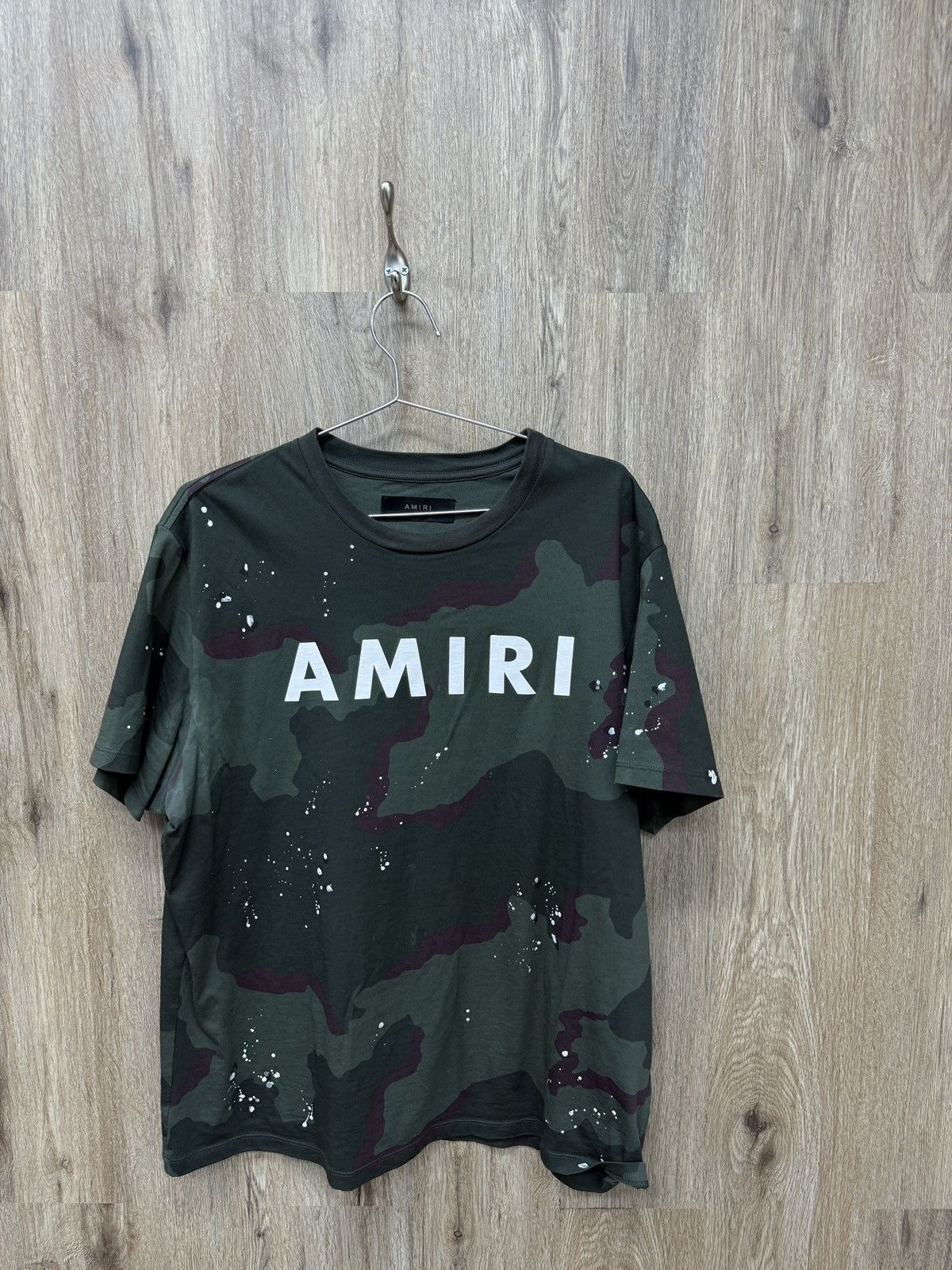 Amiri Amiri green camo Short Sleeve Size US XL / EU 56 / 4 - 1 Thumbnail