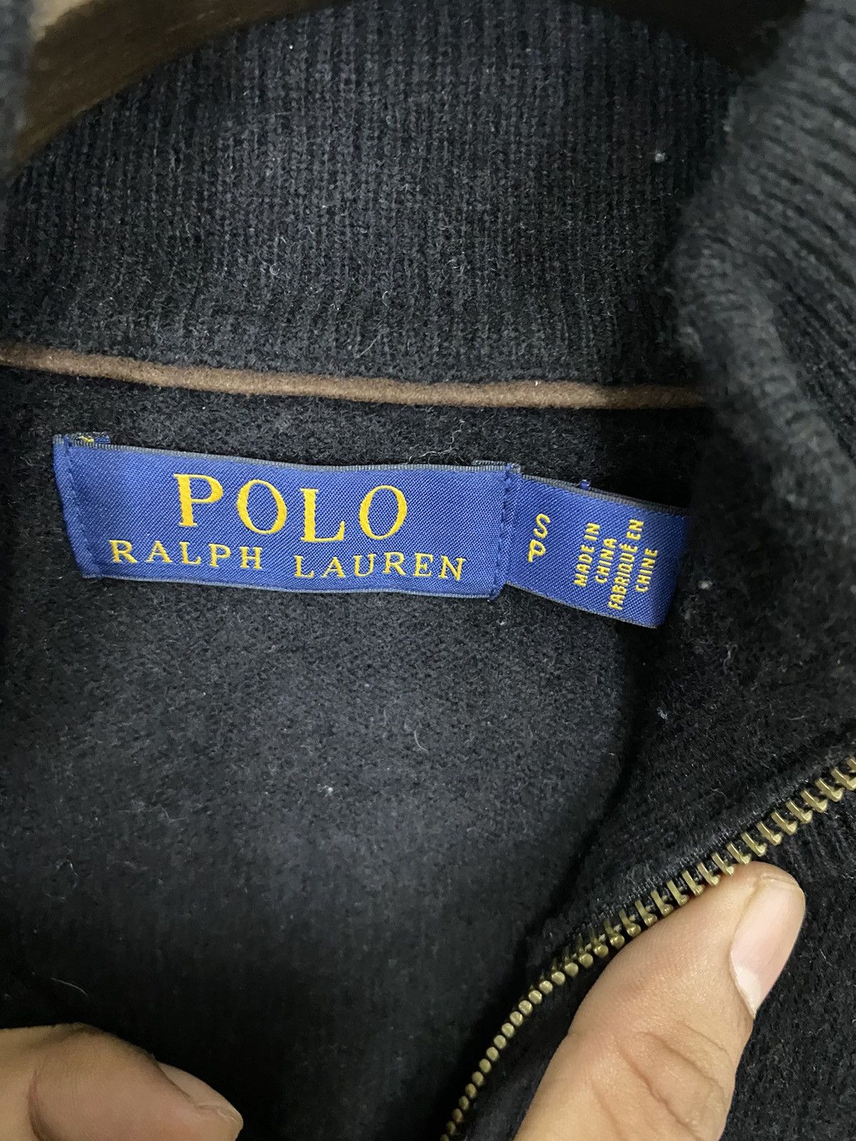 Polo Ralph Lauren × Ralph Lauren Polo ralph lauren small pony wool soft sweater zipper Size US S / EU 44-46 / 1 - 5 Thumbnail