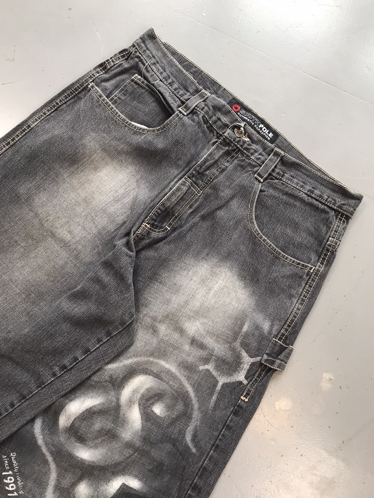 Southpole × Vintage Vintage South Pole red tab bkl straight fit Denim Pant Size US 36 / EU 52 - 6 Thumbnail