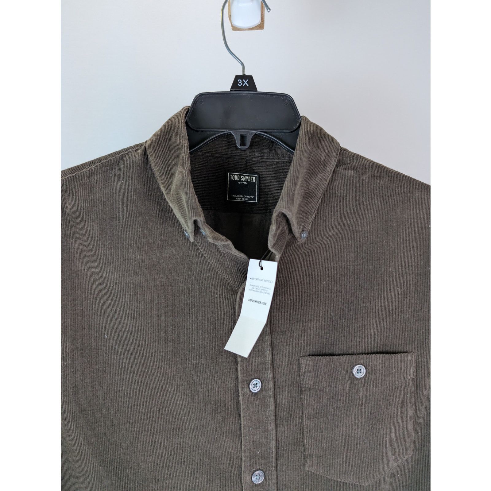 Todd Snyder o1rshd1 CC20 Button-Down Collar Wool-Blend Flannel Shirt Size US M / EU 48-50 / 2 - 7 Thumbnail