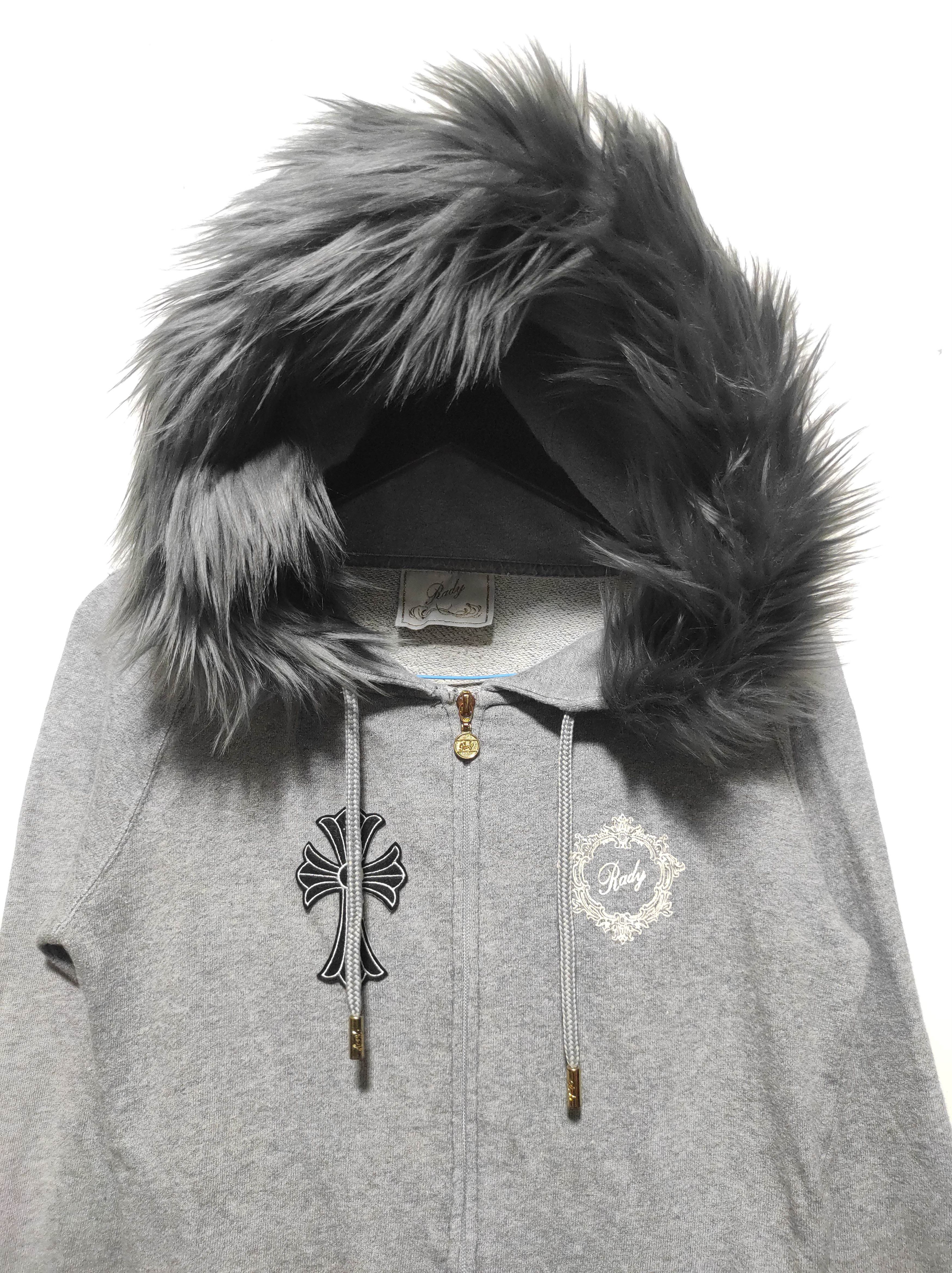 Hysteric Glamour Rady Double Zip Fur Hoodie if6was9 LGB style Size M / US 6-8 / IT 42-44 - 5 Thumbnail