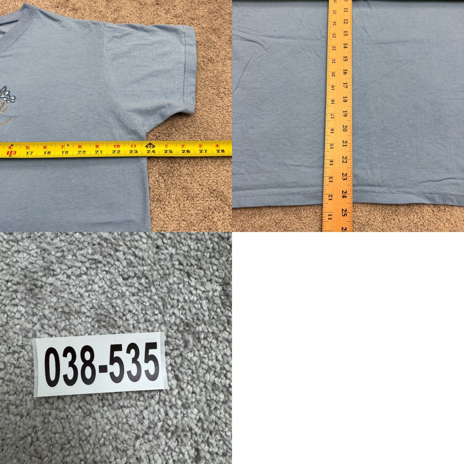 Vintage American Activewear Alaska Embroidered T-shirt Womens XL Blue Heavyweight Tee Size XL / US 12-14 / IT 48-50 - 8 Thumbnail