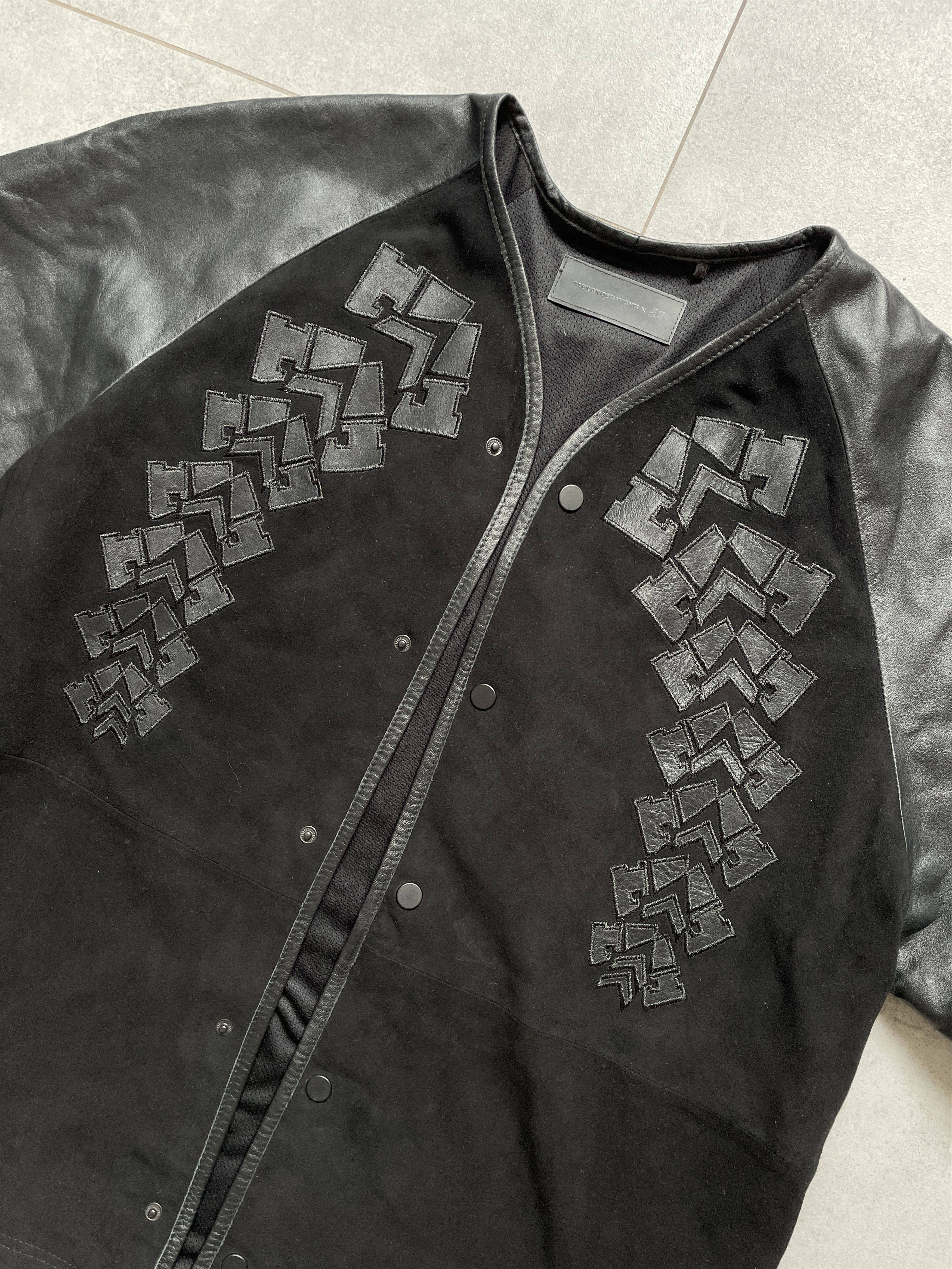 Alexander Wang ALEXANDER WANG X HM BLACK SUEDE LEATHER AVANT GARDE JERSEY Size US M / EU 48-50 / 2 - 6 Thumbnail
