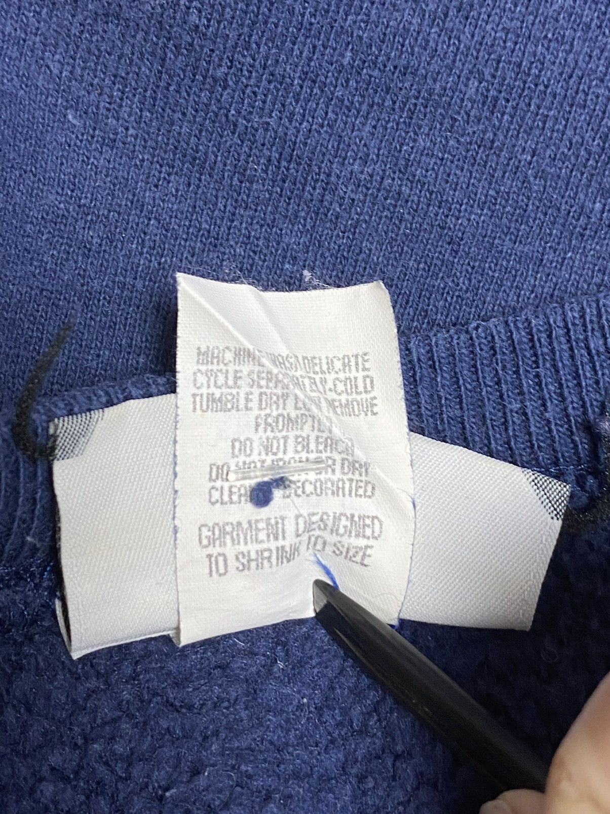 Lee 90s Lee Cross Grain M Sweatshirt Navy Blue American Flag USA Size US M / EU 48-50 / 2 - 16 Thumbnail