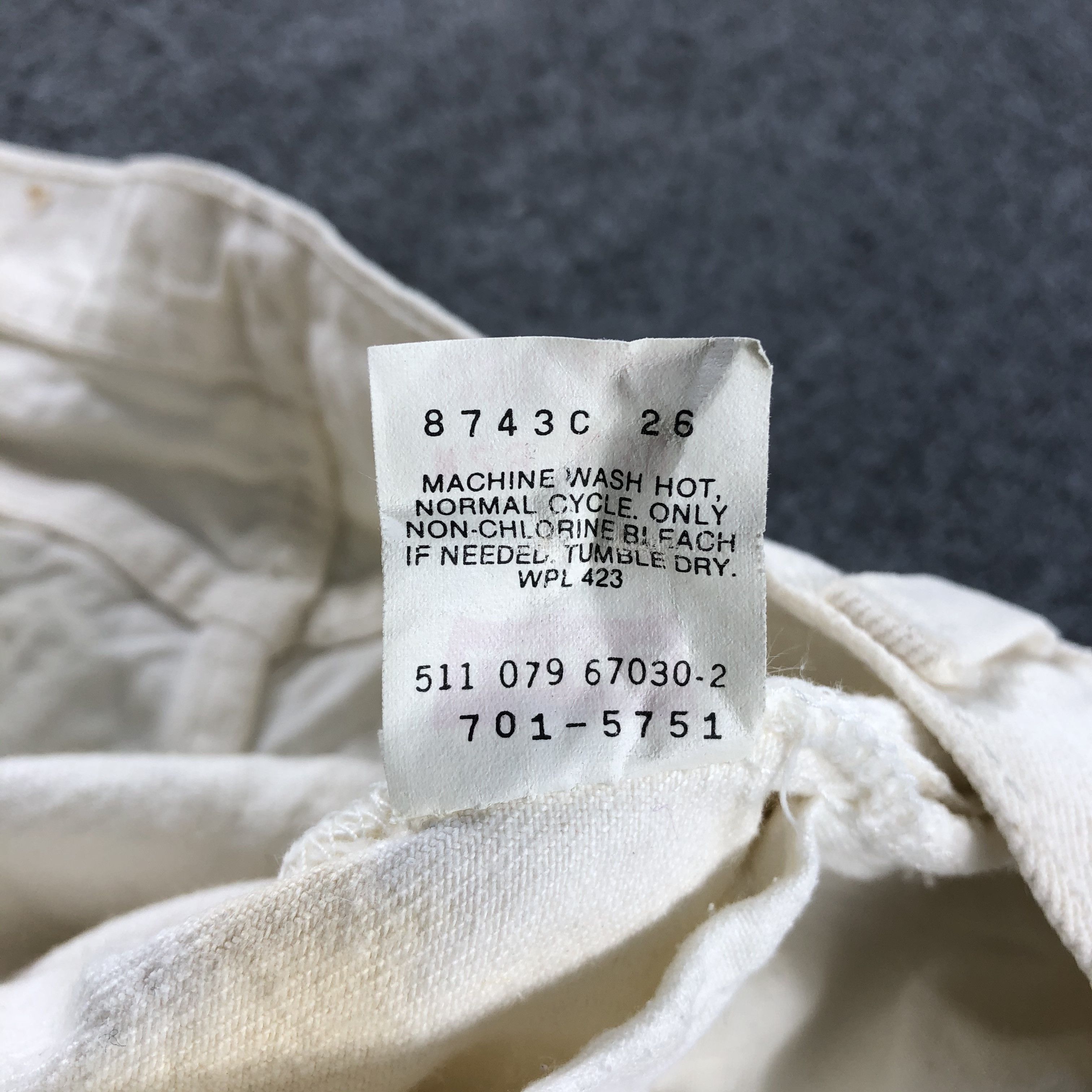 Levi's × Vintage 90s Vintage Light Wash Levis 701 Jeans-J2366 Size US 28 / EU 44 - 12 Thumbnail