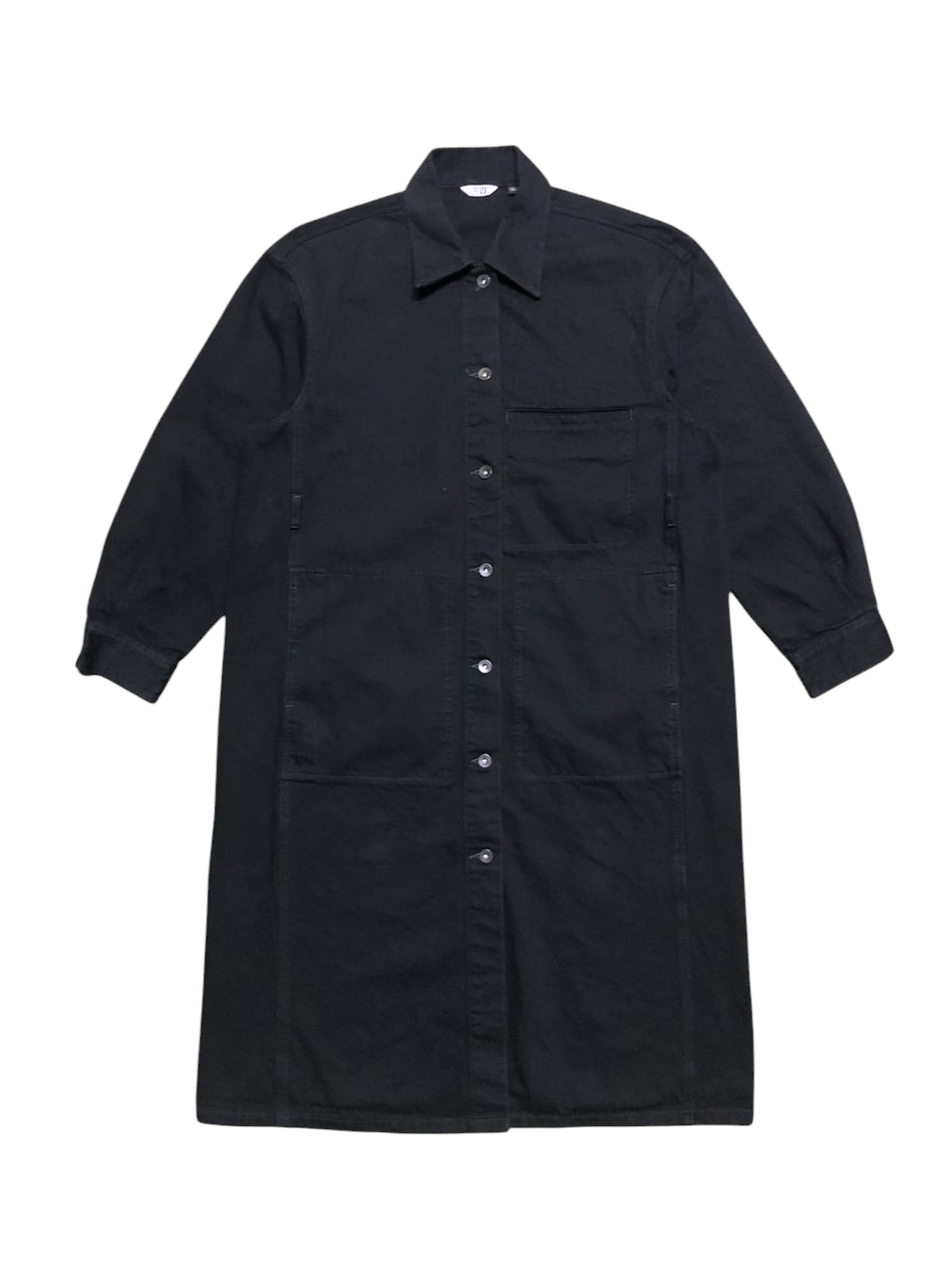 Lemaire × Uniqlo Uniqlo x Lemaire All Black Denim Trenchcoat Size L / US 10 / IT 46 - 1 Thumbnail