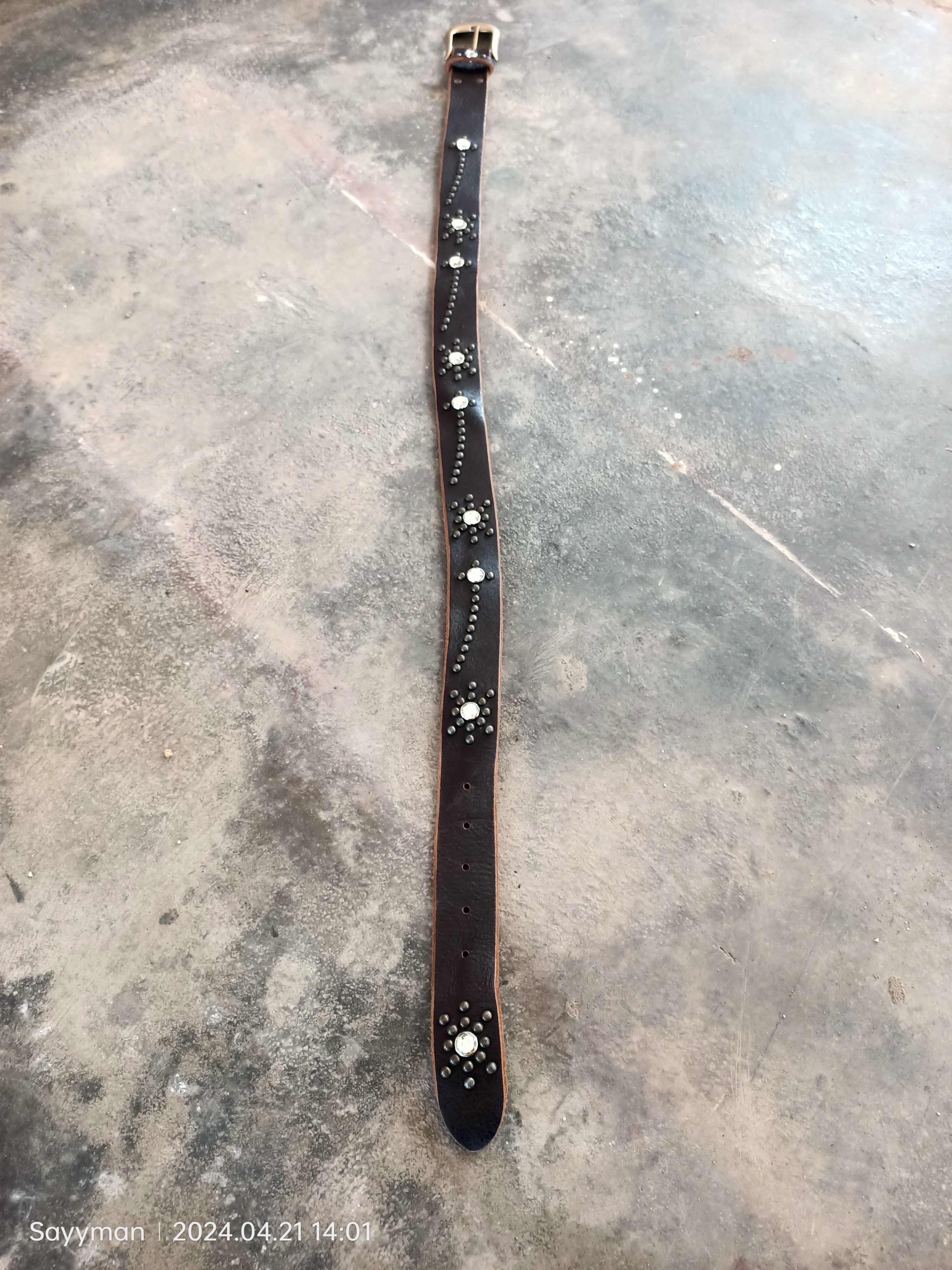 Hysteric Glamour × Japanese Brand Japan Studed jewel gemstones metal leather navajo disco belt Size ONE SIZE - 10 Thumbnail