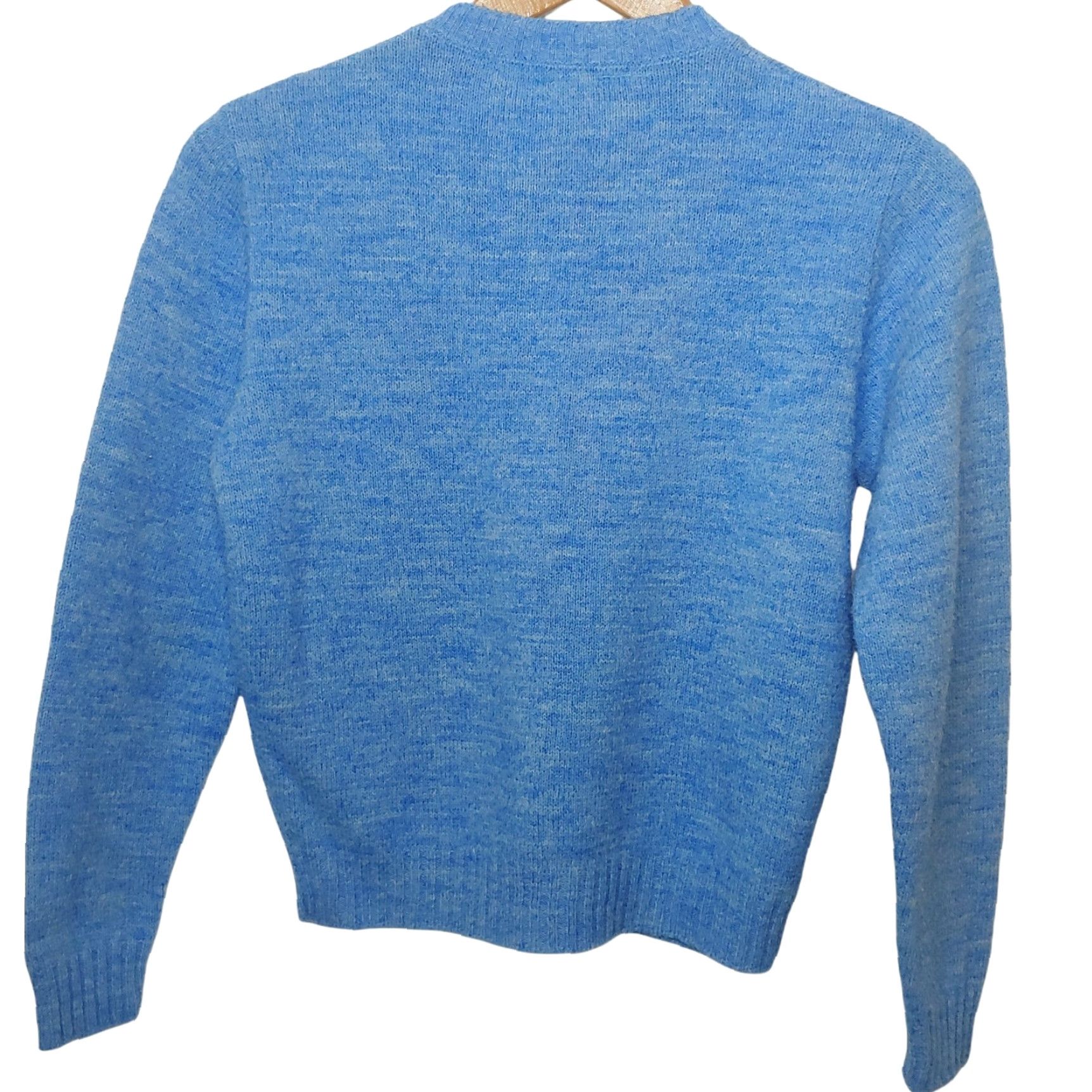 Sears VINTAGE Sears Sweater Shirt Small Adult S Blue 1970s Wintuck Acrylic Pullover Casual Classic Earthy Grandpa Hipster Mens Size S / US 4 / IT 40 - 3 Thumbnail