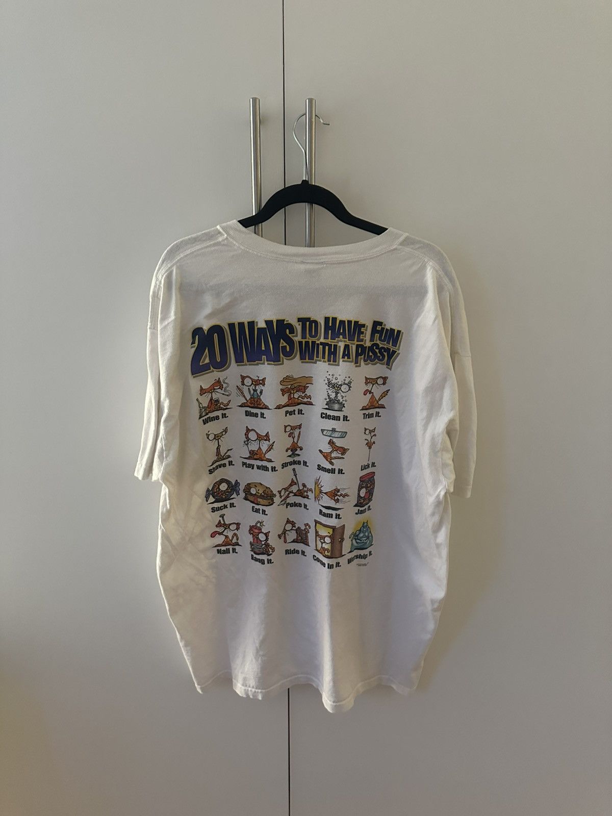 Vintage “I Love Pussy” T-Shirt Size US XXL / EU 58 / 5 - 2 Thumbnail