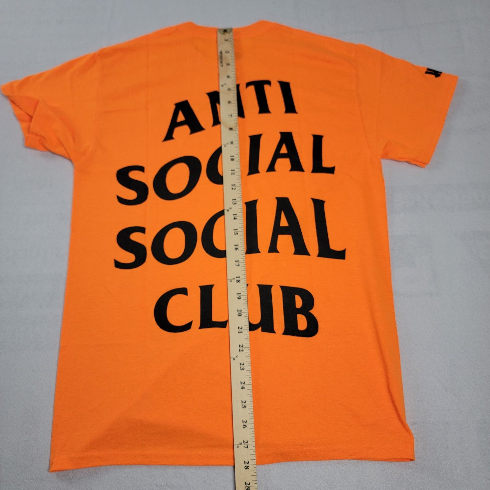Anti Social Social Club Anti Social Social Club ASSC 'Paranoid' Orange Tee - Size M Size US M / EU 48-50 / 2 - 5 Thumbnail