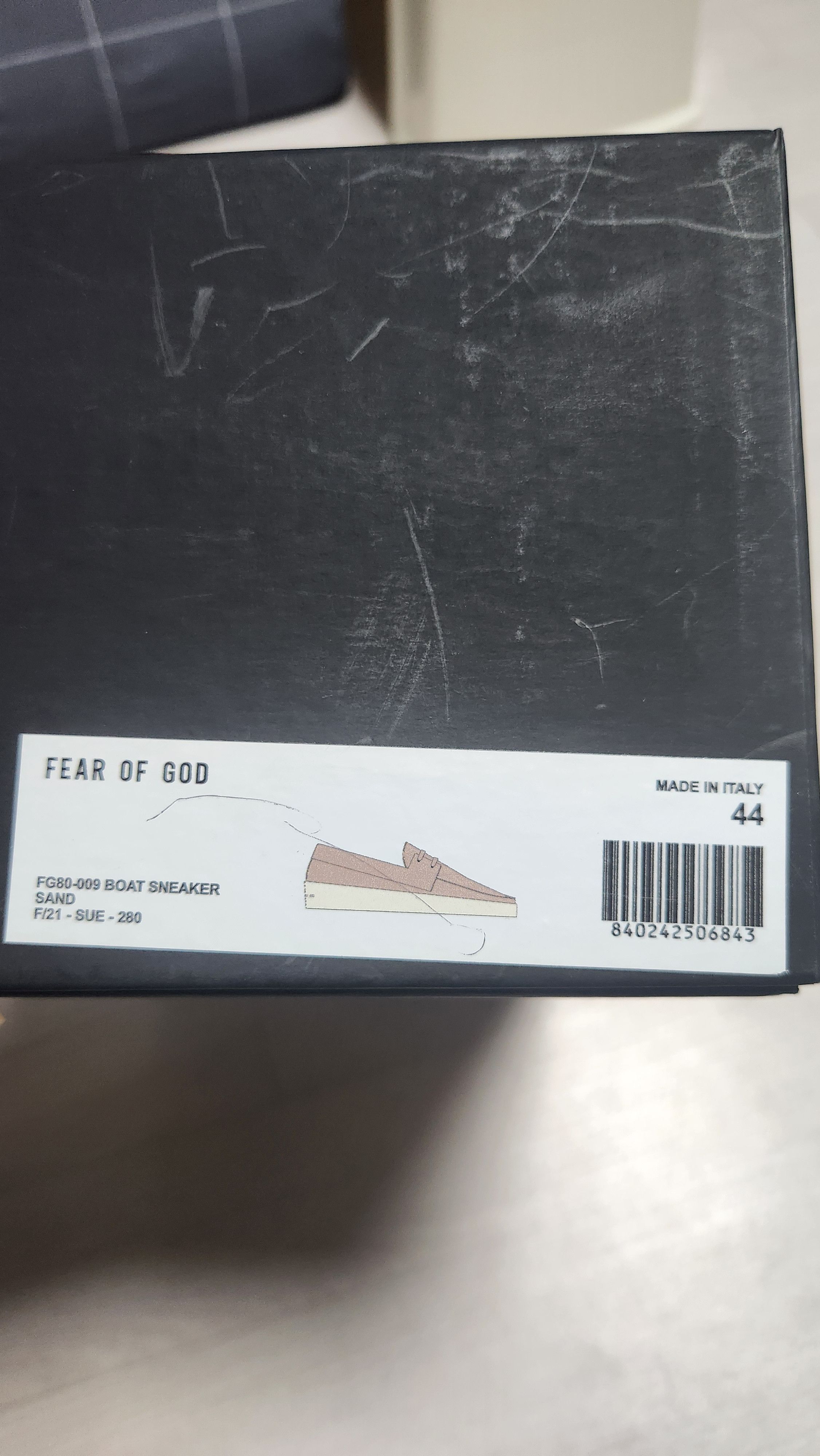 Fear of God boat sneaker sand Size US 11 / EU 44 - 11 Thumbnail