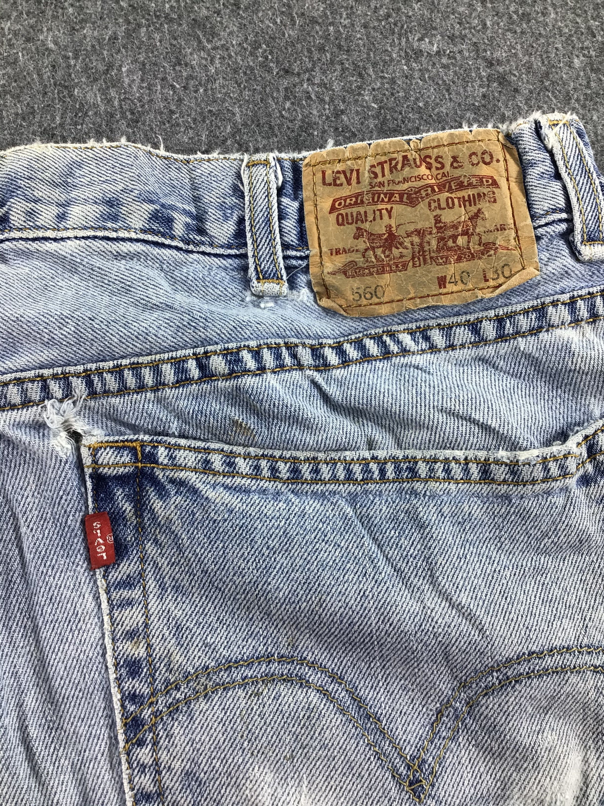 Levi's Vintage Levis 560 Jeans - J529 Size US 39 - 5 Thumbnail