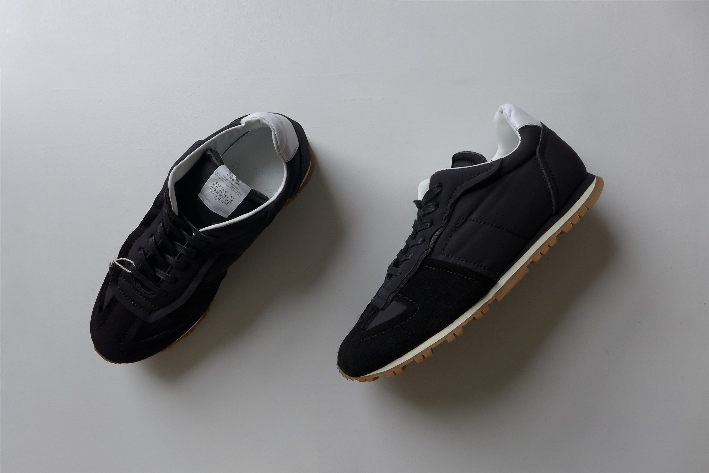 Maison Margiela Margiela Black Runner Sneakers Size US 11 / EU 44 - 12 Thumbnail